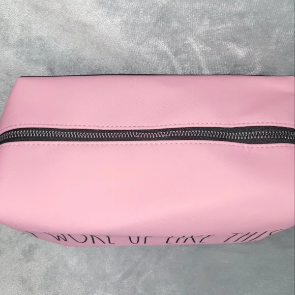 ❤SALE❤Rae Dunn "I Woke Up Like This." cosmetic bag. - Picture 6 of 9
